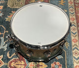 DW Collector’s Exotic 6.5 X 14 Snare Drum - Natural To Teal Seafoam Fade Over White Ash Swirl