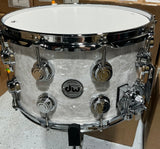 DW Collector’s Series 8x14 SSC Snare Drum - White Marine Pearl