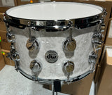 DW Collector’s Series 8x14 SSC Snare Drum - White Marine Pearl