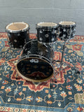 DW Drum Workshop Collectors Series Maple 333 shells 4 pc Drum kit - Black Velvet