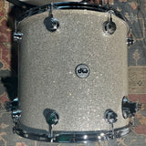 DW Collector's 16" x 18" Floor Tom in Broken Glass Finish Ply W/Chrome HW