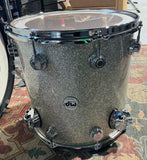 DW Collector's Series Floor Tom - 14 x 14 inch - Broken Glass FinishPly