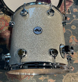DW Collector's Series Floor Tom - 14 x 14 inch - Broken Glass FinishPly