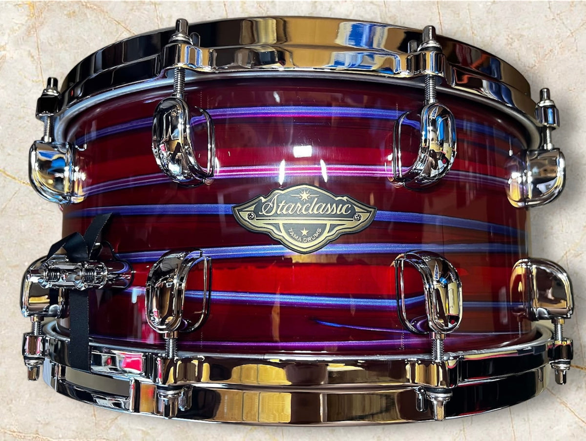 Trống Snare TAMA Starclassic Performer B/B PSS65-LOR 14x6.5 inch Sơn Bóng Gợn Sóng Xanh Đại Dương (Lacquer Ocean Blue Ripple) https://www.muganmusicgroup.com/cdn/shop/files/FullSizeRender_36292d42-d33e-43db-83d5-647fccc16e7c_1200x1200.jpg?v=1721924944