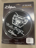 ZILDJIAN 6" TRAVIS BARKER PRACTICE PAD BUNDLE W/ SJC JOSH DUN SIGNATURE DRUM KEY
