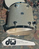 DW Collector's 16" x 18" Floor Tom in Broken Glass Finish Ply W/Chrome HW