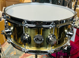 DW Collectors Series 5.5x14 Bell Brass Snare Drum - Polished Brass