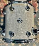 DW Collector's Series Floor Tom - 14 x 14 inch - Broken Glass FinishPly