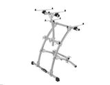 Gibraltar GKS-DBKT88 Double Key Tree Large 2-Tier Keyboard Stand - Chrome
