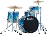 Tama Starclassic Walnut/Birch WBS30RS 3-piece Shell Pack - Molten Blue Ice Fade