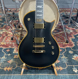 ESP E-II ECDB Eclipse Electric Guitar with Hard Case, Vintage Black
