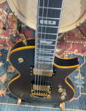 ESP E-II ECDB Eclipse Electric Guitar with Hard Case, Vintage Black