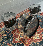 Ludwig Vistalite 50th Anniversary Fab 3-Piece Shell Pack - Smoke/Clear