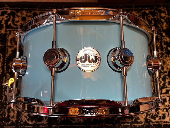 DW COLLECTOR’S SERIES 5.5X14 LC ROBINS EGG BLUE W/CHROME Hardware