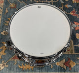 Dw Collectors Exotic 6.5x14 Snare Drum - Toasted Black Edges Over Ivory Ebony