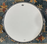 Dw Collectors Exotic 6.5x14 Snare Drum - Toasted Black Edges Over Ivory Ebony