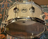 DW 6.5x14 Collectors Series Cherry/Spruce Snare Drum - Broken Glass