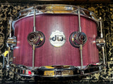 DW 6.5" x 14" Collector's Series Pure PurpleHeart Shell Snare Drum