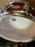 DW 6.5" x 14" Collector's Series SSC Maple Shell Snare Drum - Cherry w/ Chrome