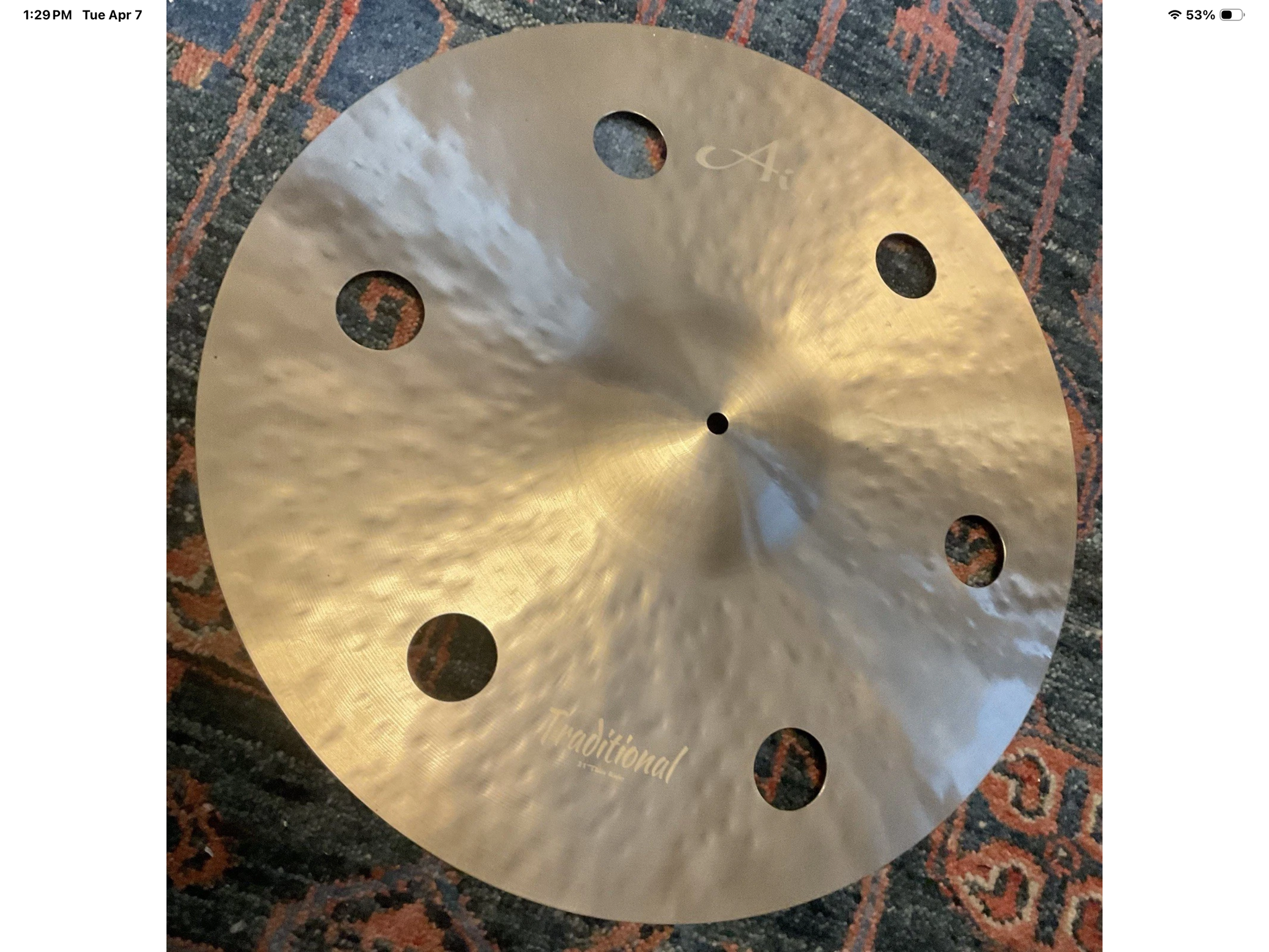 Aisen Traditional 21” Ozone Thin Ride Cymbal – Mugan Music Group