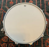 DW 14x5.5 Collector's Series Aluminum 3mm Snare Drum Satin Chrome HW