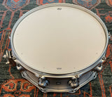 DW 14x5.5 Collector's Series Aluminum 3mm Snare Drum Satin Chrome HW