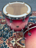 DW Collector's Maple Satin Cherry Burst Drum Set - 22,10,12,16