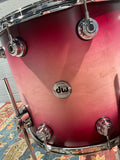 DW Collector's Maple Satin Cherry Burst Drum Set - 22,10,12,16
