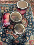 DW Collector's Maple Satin Cherry Burst Drum Set - 22,10,12,16