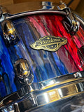Tama 6.5" x 14" Starclassic Walnut/Birch Snare Drum - Crimson Sapphire Cascade