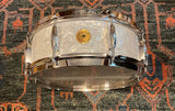 Gretsch USA Broadkaster 5x14 Snare Drum - 60s White Marine