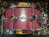 DW 6.5" x 14" Collector's Series Pure PurpleHeart Shell Snare Drum