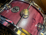 DW 6.5" x 14" Collector's Series Pure PurpleHeart Shell Snare Drum