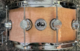 DW Collector’s Series Exotic Natural Lacquer Over Birdseye Maple w/Chrome 6.5x14