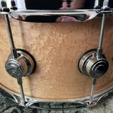 DW Collector’s Series Exotic Natural Lacquer Over Birdseye Maple w/Chrome 6.5x14