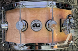 DW Collector’s Series Exotic Natural Lacquer Over Birdseye Maple w/Chrome 6.5x14