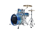 Tama Starclassic Walnut/Birch WBS30RS 3-piece Shell Pack - Molten Blue Ice Fade