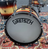 Gretsch Broadkaster 4-Piece Kit - Satin Tobacco/Vintage White Burst