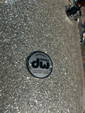 DW Collector's 16" x 18" Floor Tom in Broken Glass Finish Ply W/Chrome HW