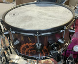 DW Time Keeper Snare Drum - 6.5" x 14" - Antique Bronze Hardware