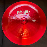 Paiste 18" Color Sound 900 Series China Cymbal 2017 - Present - Red