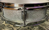 Ludwig Legacy Mahogany 8-Lug 4 x 14” Snare Drum Silver Sparkle