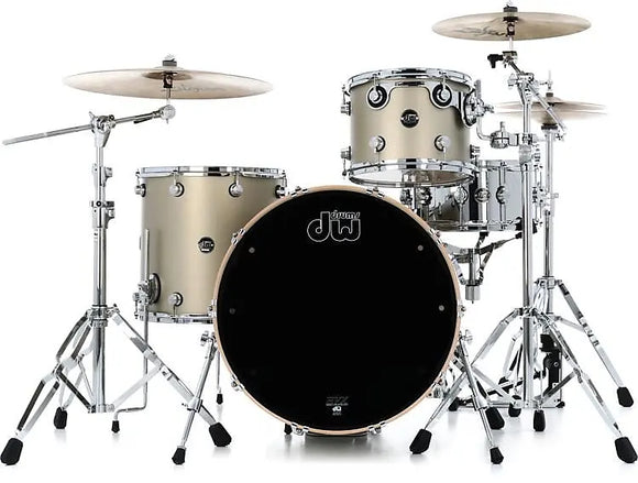 DW 3-Piece Performance Drum Set - Gold Mist (18x14 Kick, 14x14 DW 3-Piece Performance Drum Set - Gold Mist (18x14 Kick, 14x14