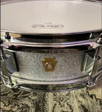 Ludwig Legacy Mahogany 8-Lug 4 x 14” Snare Drum Silver Sparkle