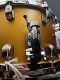 Tama 8" x 14" Starclassic Maple Snare Drum - Satin Aztec Gold Metallic / Chrome Hardware