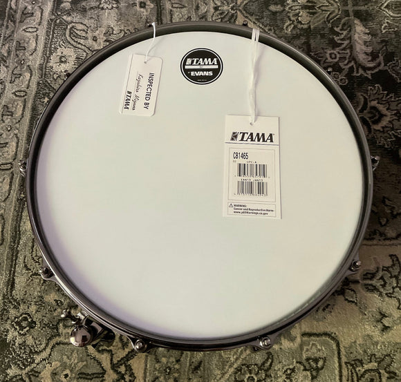 Tama Charlie Benante Signature snare drum 6.5x14”,steel with black nickel hardware