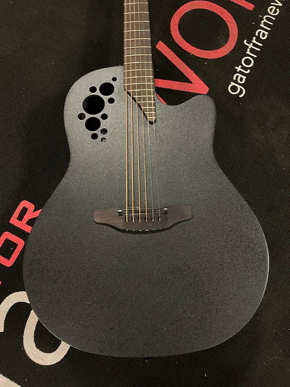 Ovation Pro Series Elite 1778TX-5-G Acoustic Guitar - Black Textured
