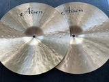 Aisen 15" Vintage Hi-Hat (Pair) - Natural / Raw