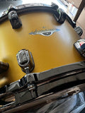 Tama 8" x 14" Starclassic Maple Snare Drum - Satin Aztec Gold Metallic / Black Nickel Hardware