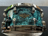 Tama 6.5" x 14" Starclassic Walnut/Birch Snare Drum - Turquoise Pearl